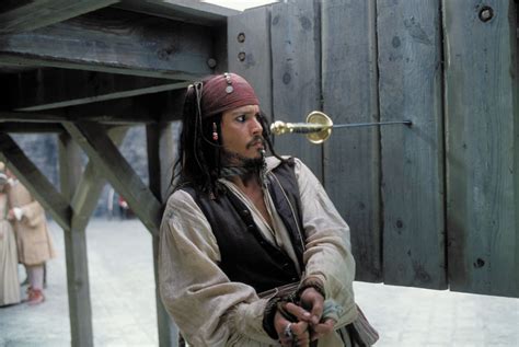 Johnny Depp As Captain Jack Sparrow Pirates Of The Caribbean The Curse Of The Black Pearl