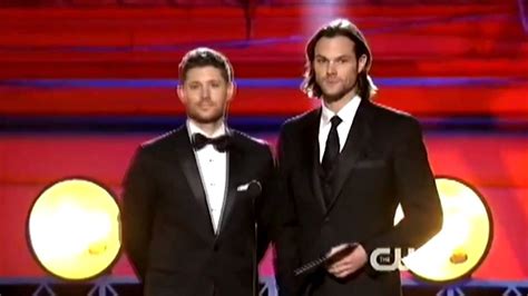 Jensen Ackles And Jared Padalecki Presenting At The 2014 Critics