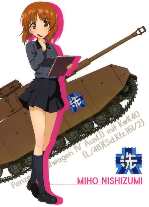 Nishizumi Miho Girls Und Panzer And 1 More Danbooru