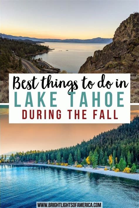 Things To Do In Lake Tahoe In Fall Artofit