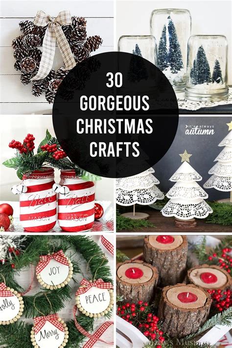 Christmas Crafts And Decorations With The Words Gorgeous Christmas