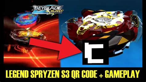 Legend Spryzen S Beyblade Burst App Gameplay Qr Code