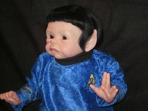 Baby Spock From Star Trek Reborn Baby Doll Etsy Star Trek Spock