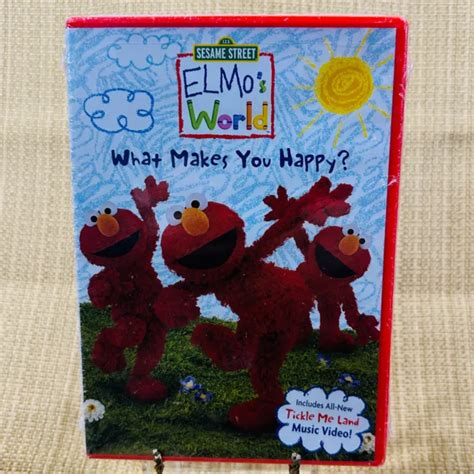 Sesame Street Elmos World What Makes You Happy Dvd With Tickle Me