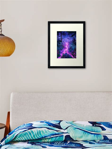 Neon Jungle Framed Art Print For Sale By Sylvain Sarrailh Redbubble