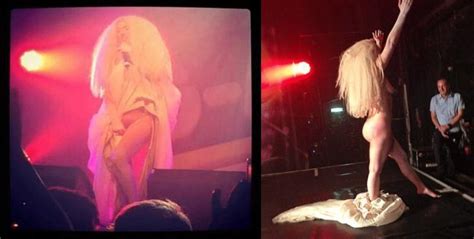 Lady Gaga Strips Down Naked On Stage At London S G A Y Club Video And Pic