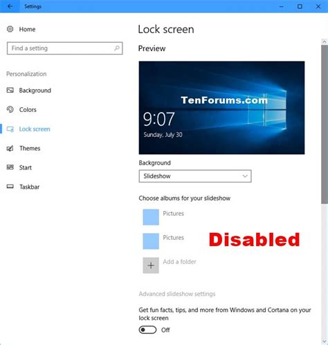 How To Setup Lock Screen Slideshow In Windows 10 Webnots Detik Cyou