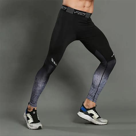 XL Running Tights Men Compression Pants Men Black Skinny Leggings Jogging Trousers Sport
