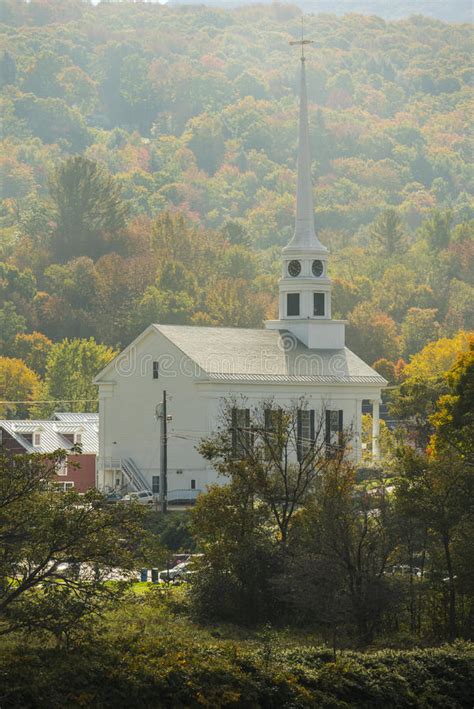 Stowe Vermont In The Fall Editorial Photo Image Of Peak 79155311