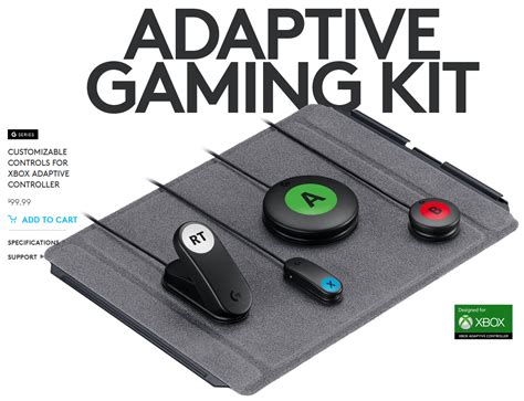 Logitech G Adaptive Gaming Kit For The Xbox Adaptive Controller My Dpad