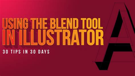 Using The Blend Tool In Illustrator Youtube