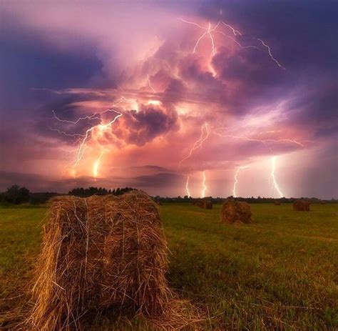 Beautiful Thunderstorm Over The Vologda Fields Photo By Sergey