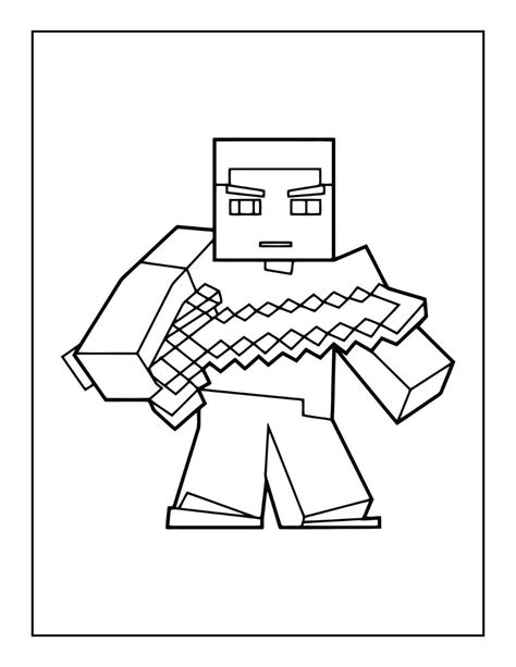 Free Printable Minecraft Coloring Pages Home Interior Design