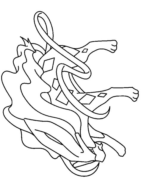 Legendary Pokemon Coloring Pages Coloring Home