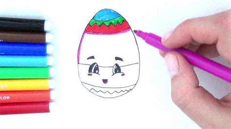 Kako Se Crta Slatko Uskršnje Jaje How To Draw Cute Easter Egg Youtube