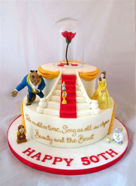 1000 Images About Disneys Beauty And The Beast Cakes On