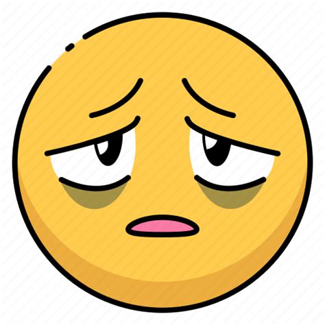 Exhausted Emoji Emoticon Expression Icon Download On Iconfinder