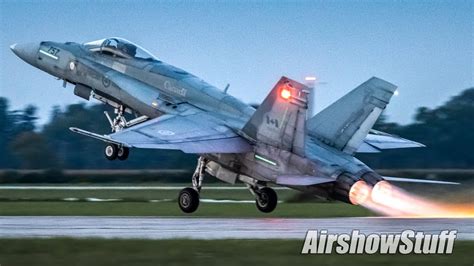 Afterburner After Dark Cf 18 Hornet Night Demo Airshow London 2021