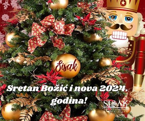 Blagoslovljen Božić I Sretna 2024 Godina Tzg Sisak