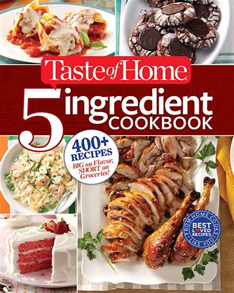 Taste Of Home 5 Ingredient Cookbook Readers Digest