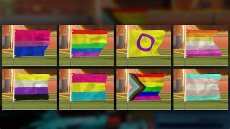 Lgbtq Pride Flags Bundle Of 8 🌈 Rocket League Mods