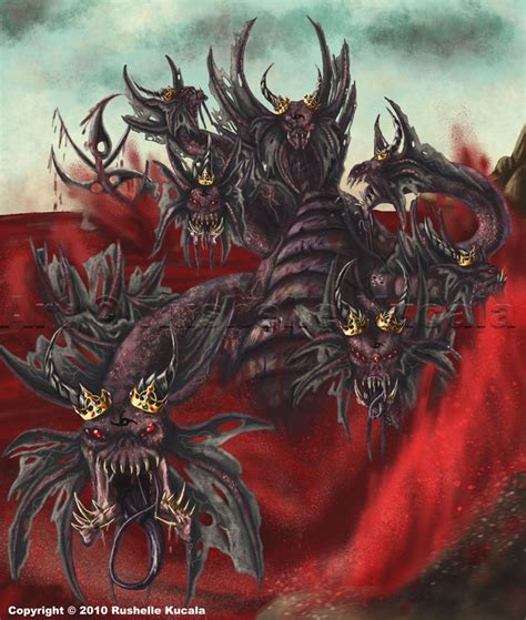 Seven Headed Beast By Thedragonofdoom On Deviantart