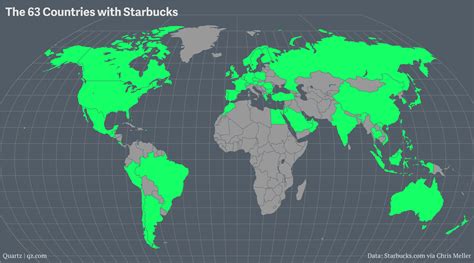 Maps Of Every Starbucks On Earth — Quartz