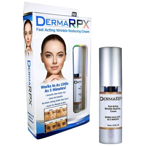 derma rpx 5 minute anti aging cream wrinkle and fine lines remover eye bags reducer starts