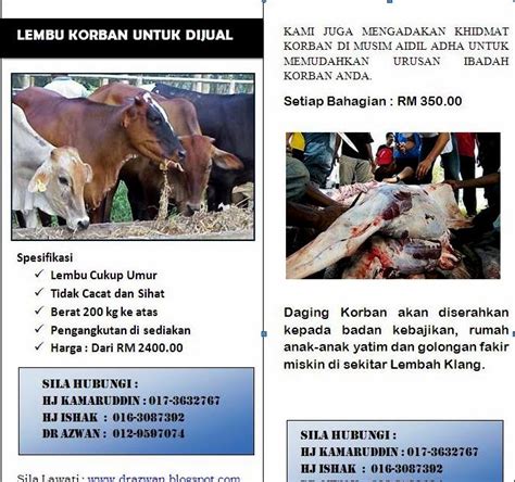 Beli aneka produk sapi limosin online terlengkap dengan mudah, cepat & aman di tokopedia. Selamat Datang ke Blog Dr. Azwan: LEMBU KORBAN UNTUK DIJUAL!!
