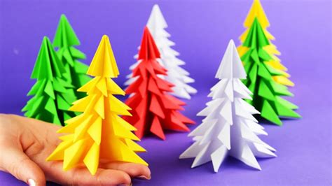 5 minutes craft | How to make 3D paper Christmas tree | DIY Tutorial