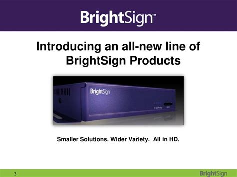 Ppt Brightsign Digital Sign And Kiosk Controllers Without The Pc