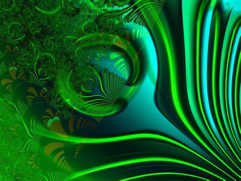 200 Green Abstract Wallpapers