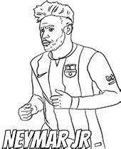 Using colored pencil, neymar jr. Athletes coloring pages sportsmen - Topcoloringpages.net