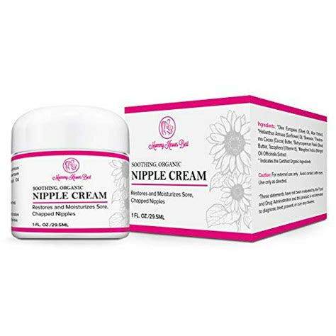 Mommy Knows Best Nipple Cream For Breastfeeding Moms 100 Natural Soothing Usda Certified Nipple