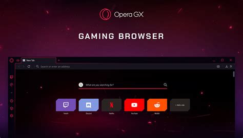 Opera gx lets gamers control their computer's cpu and memory usage to make gaming and streaming smoother. Opera GX: Opera Launches World's First Gaming Browser With ...