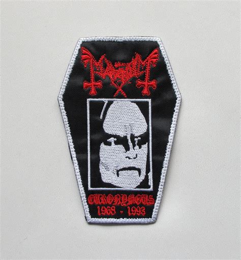 Mayhem Euronymous Embroidered Patch