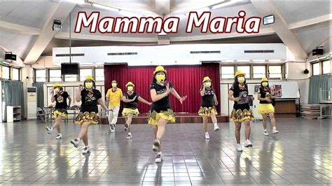 Mamma Maria│line Dance By Frank Trace│demo And Walk Through║媽媽咪呀│排舞│含導跳