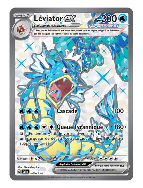 Fr Pokémon Carte Ev01 225198 Léviator Ex Secrete