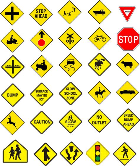 Nc Road Signs Chart Labb By Ag