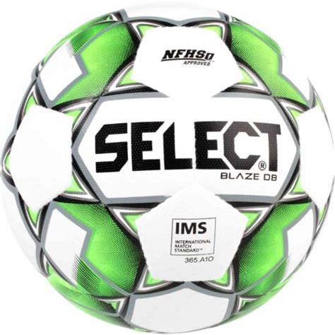 Select Blaze Dual Bonded Nfhs Soccer Ball Whitelime Soccerpro