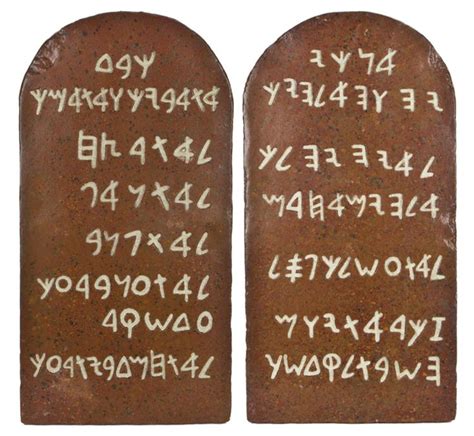 The Ten Commandments Precise Replica Iconic Prop Tablets