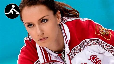 Athletic Beauty Anna Sidorova Curling Youtube