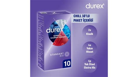 Durex Chill Karma Paket Prezervatif 10lu