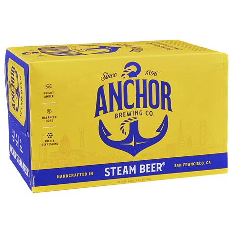 Anchor Steam Lager 6pk 12 Oz Cans Applejack