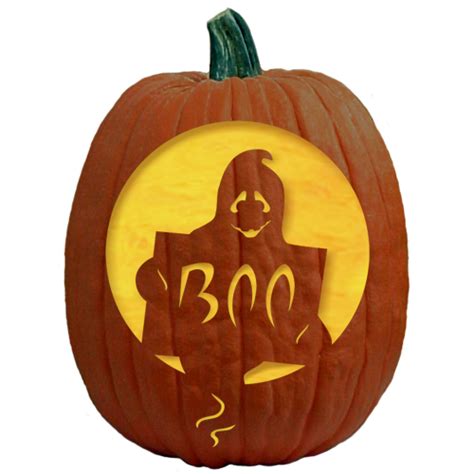 Boo Sign Pumpkin Carving Pattern Pumpkin Carving Patterns Free