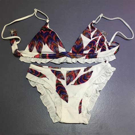 buy brazilian leaves bikini set women summer sexy swimsuit ladies beach bathing