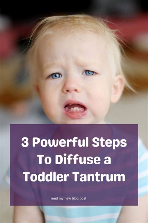 3 Powerful Steps To Diffuse A Toddler Tantrum