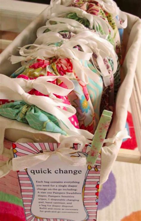 Also everyone at the baby shower was like, 'aw that's so cute!' 'love it' 'what a great idea!' so i mean i kind of stole the show. i'm rough on my bags so they need to be able to withstand a lot of wear. 48 Darling DIY Baby Shower Gifts - Tip Junkie