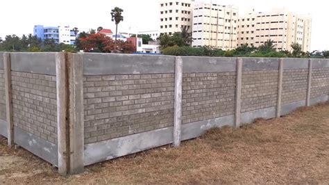 Precast Concrete Fence Panels Residential YouTube