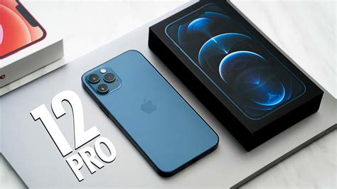 Iphone 12 Pro Unboxing Pacific Blue Youtube